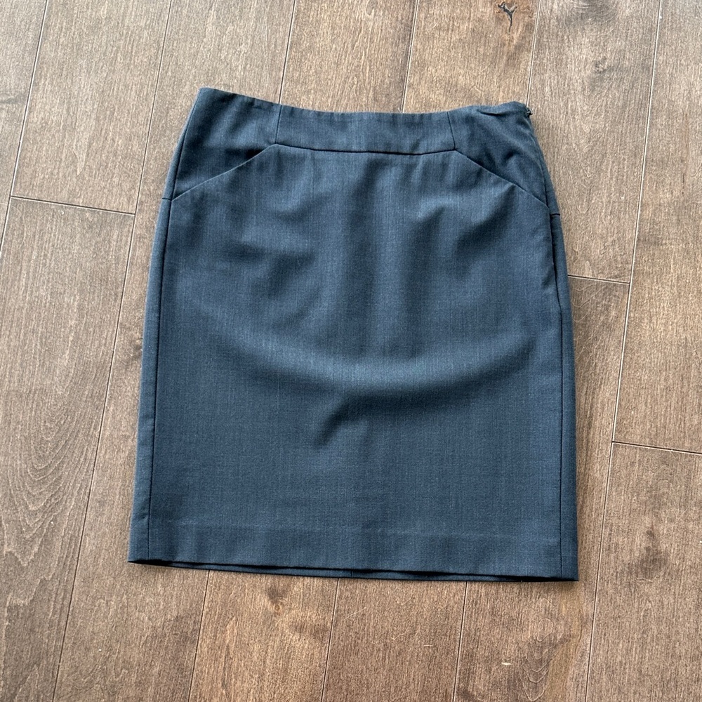 Theory Navy Blue Women's Pencil Skirt with Pockets Size 00